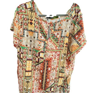 𝅺NWT-Jones NEW YORK , Women’s Short Sleeve Blouse